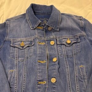 Lilly Pulitzer Seaspray Denim Jacket Caribbean Blue XXS